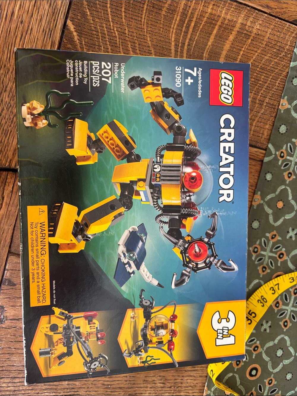 Lego Creator Yellow & Black Underwater Robot Building Set